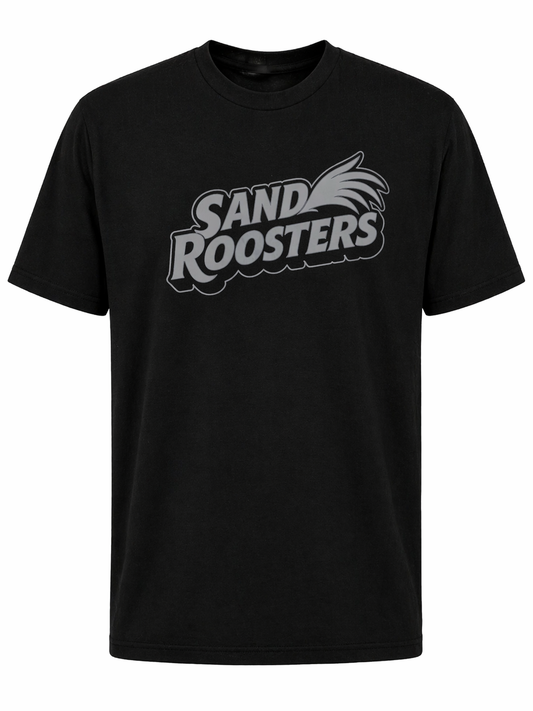 Sand Roosters Grey Logo Short Sleeve T-Shirt