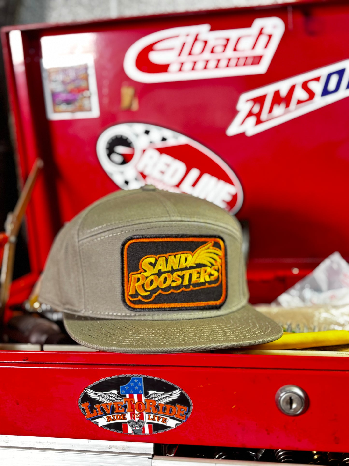 Sand Roosters 7 Panel Mid Profile OD Green