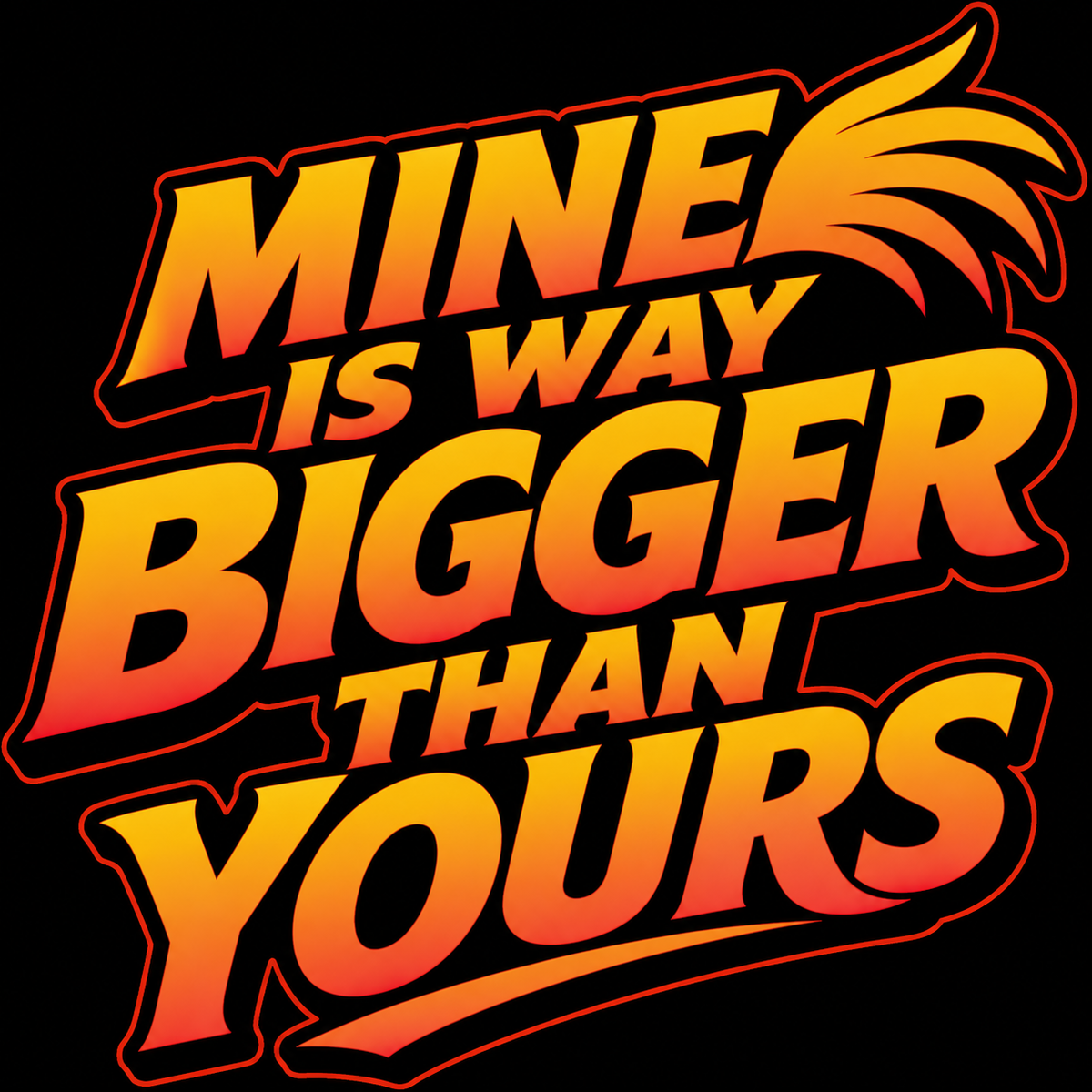 **PRE ORDER** Mine Is Way Bigger Than Yours Sand Roosters T-Shirt