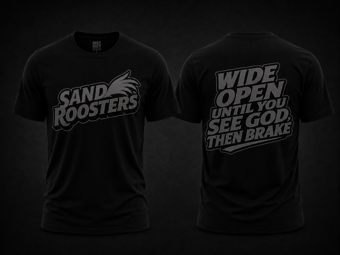 **PRE ORDER** Wide Open Until You See God Then Brake Sand Roosters T-Shirt