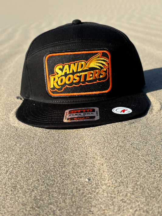 Sand Roosters 7 Panel Mid Profile Black