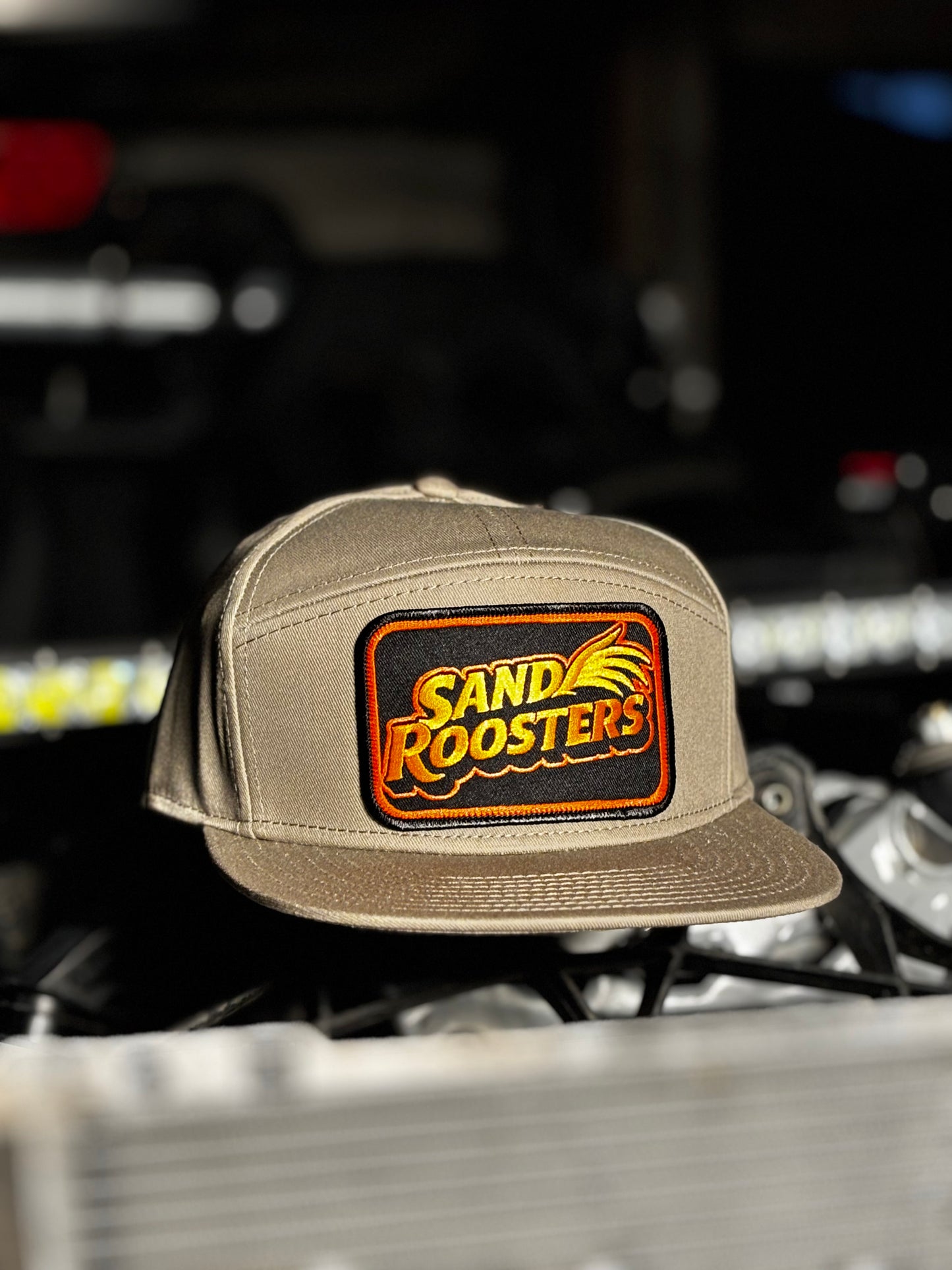 Sand Roosters 7 Panel Mid Profile Khaki