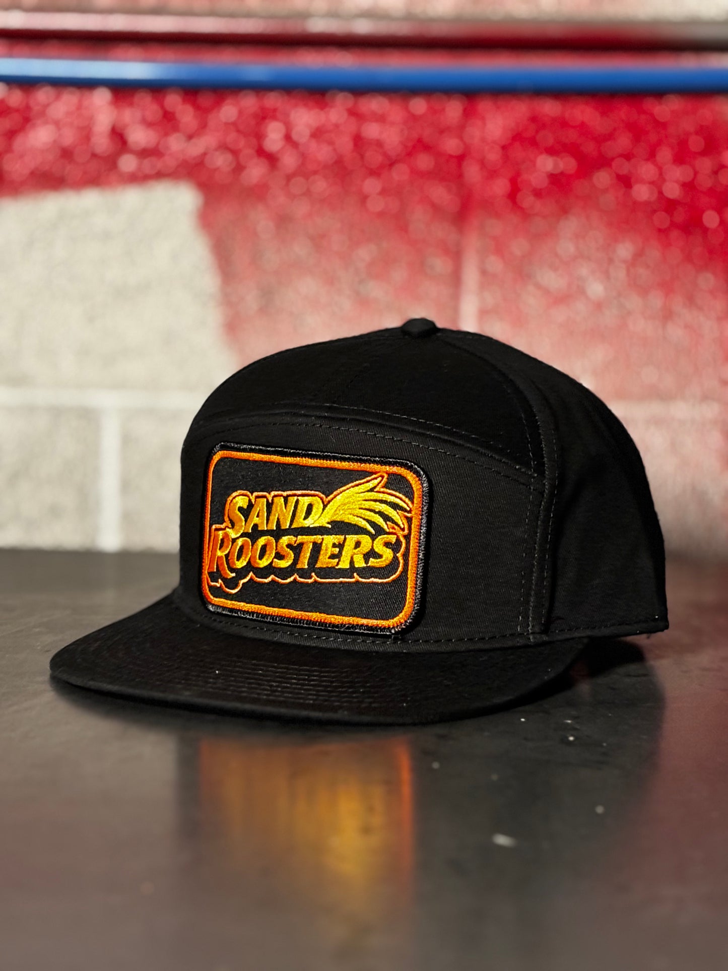 Sand Roosters 7 Panel Mid Profile Black