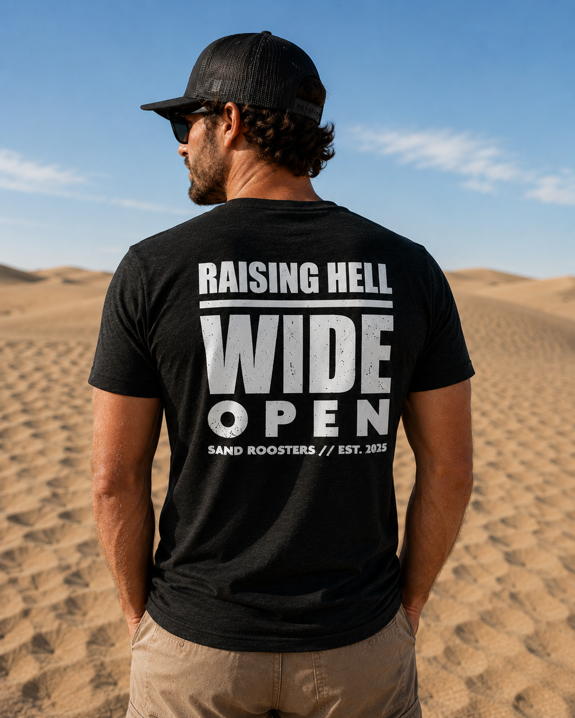 **PRE ORDER**Raisng Hell Wide Open TShirt (Black)