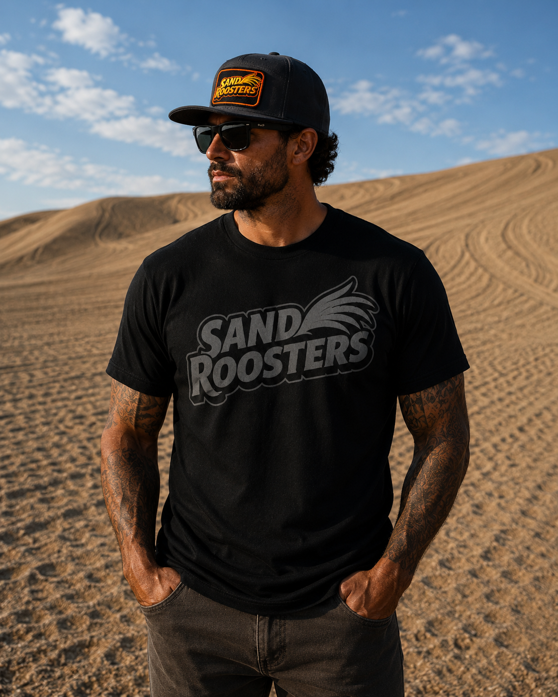 **PRE ORDER** Wide Open Until You See God Then Brake Sand Roosters T-Shirt